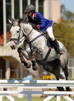 Danielle riding Twins Limerick